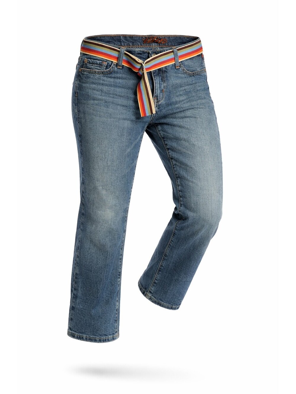 Vigoss Women’s Cropped Jeans w/ Striped Belt size 11/12
